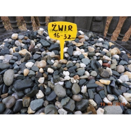 Żwir rzeczny mix kolorów 16-32mm kamień do ogrodu kruszywa gawlik