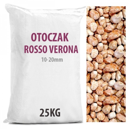 Kamienie Ogrodowe Rosso Verona 1-2 cm
