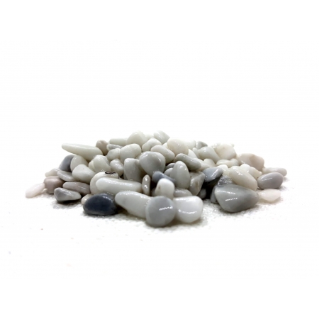 Kamienny Dywan - Bianco Carrara Pebble 25kg