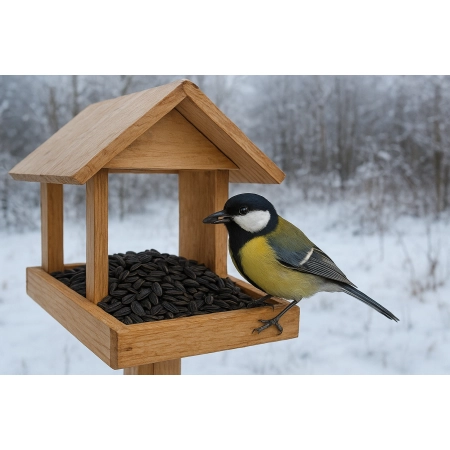 Słonecznik czarny karma dla ptaków