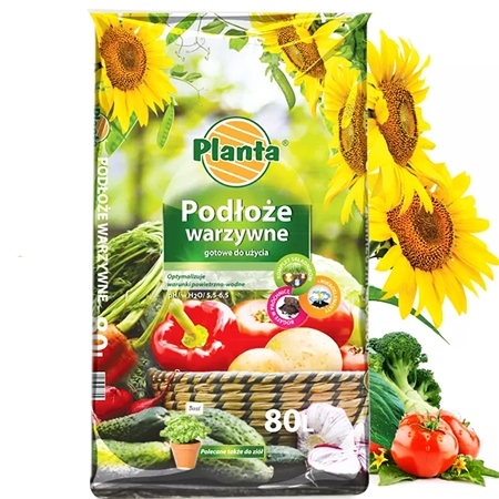 PLANTA Podłoże Warzywne 80l