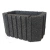 Donica 40 x 27 x 20 cm  waga: 22 kg/szt  1 paleta : 36 szt.  kolory: szary, czerwony, brązowy, grafitowy, piaskowy