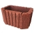 Donica 40 x 27 x 20 cm  waga: 22 kg/szt  1 paleta : 36 szt.  kolory: szary, czerwony, brązowy, grafitowy, piaskowy